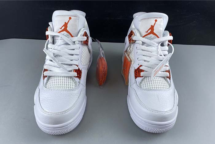 air jordan 4 orange metallic  ct8527-114