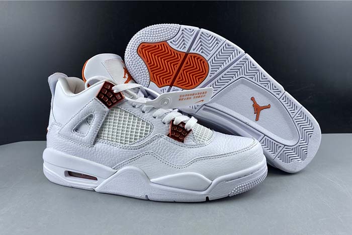 air jordan 4 orange metallic  ct8527-114