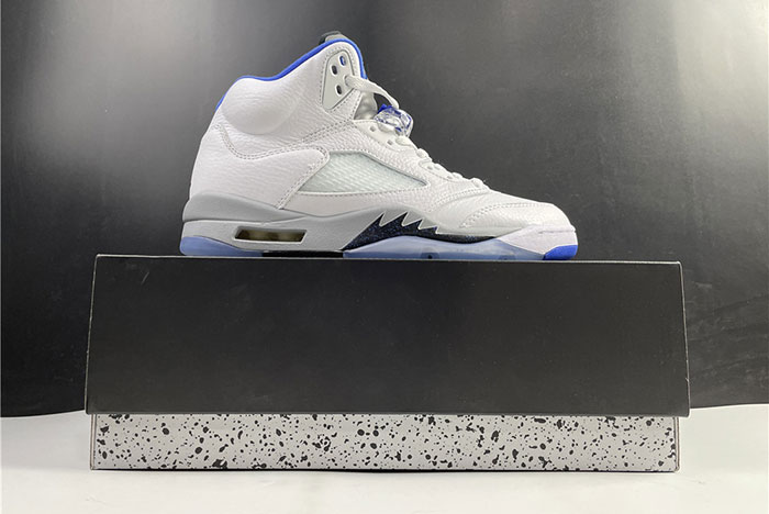 air jordan 5 retro white stealth (2021) - dd0587-14