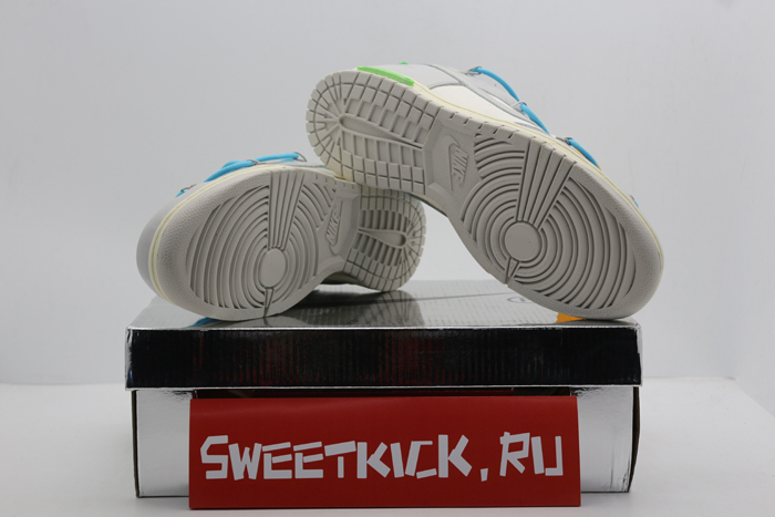 off-white x nike dunk low         dm1602-115
