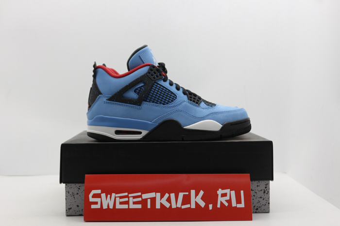 travis scott x air jordan 4 “houston oilers”  university blue 308497-406