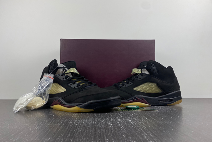 a ma maniére x air jordan 5 “black” fd1330-001(1)