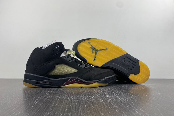 a ma maniére x air jordan 5 “black” fd1330-001(1)