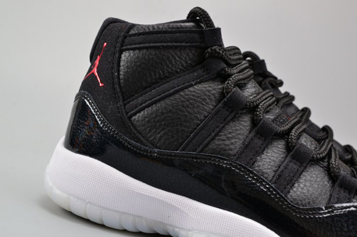air jordan 11 retro bg (gs) "72-10" black womens 378038-002
